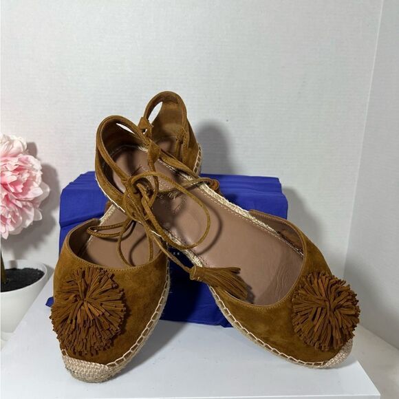 Authentic Aquazzura Firenze Sunshine Espadrilles - Picture 4 of 6